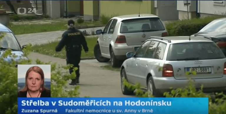 Střelba v Sudoměřicích na Hodonínsku (Studio ČT24)