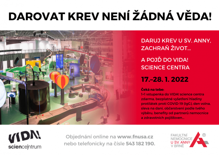 Darovat krev není žádná věda!