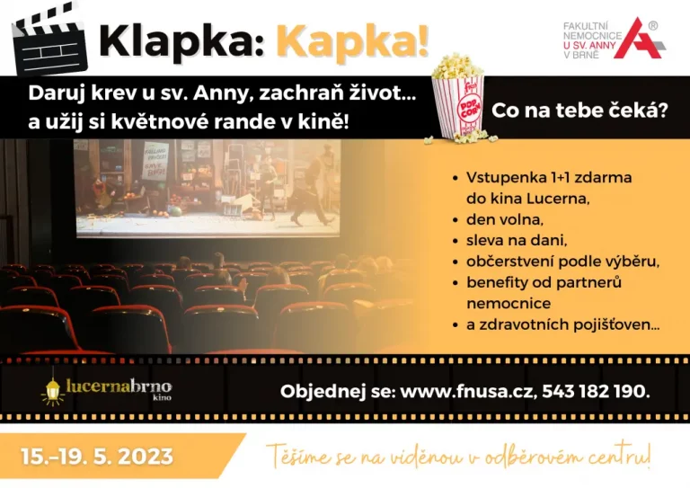 Klapka: Kapka! (akce pro dárce krve)