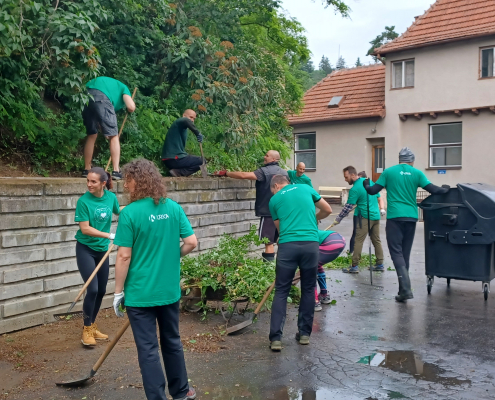 Jednorázová výpomoc zaměstnanců fy KRKA ČR, s.r.o. na DRO 