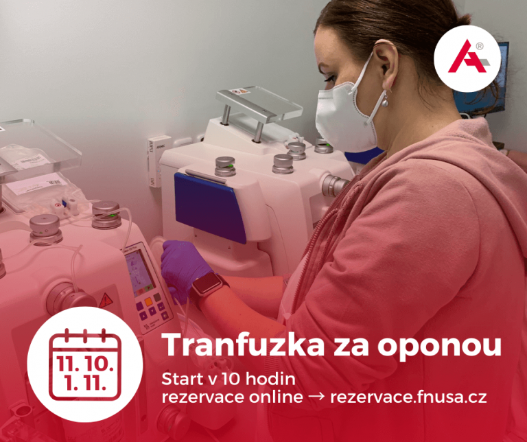 Transfuzní oddělení: Dny otevřených dveří