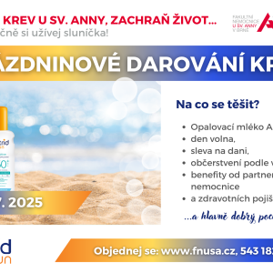 Prázdninové darování krve 2025