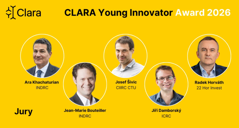 Nominace na 1. ročník CLARA Young Innovator Award jsou otevřeny aneb hledáme mladé talenty vědy a&nbsp;inovací