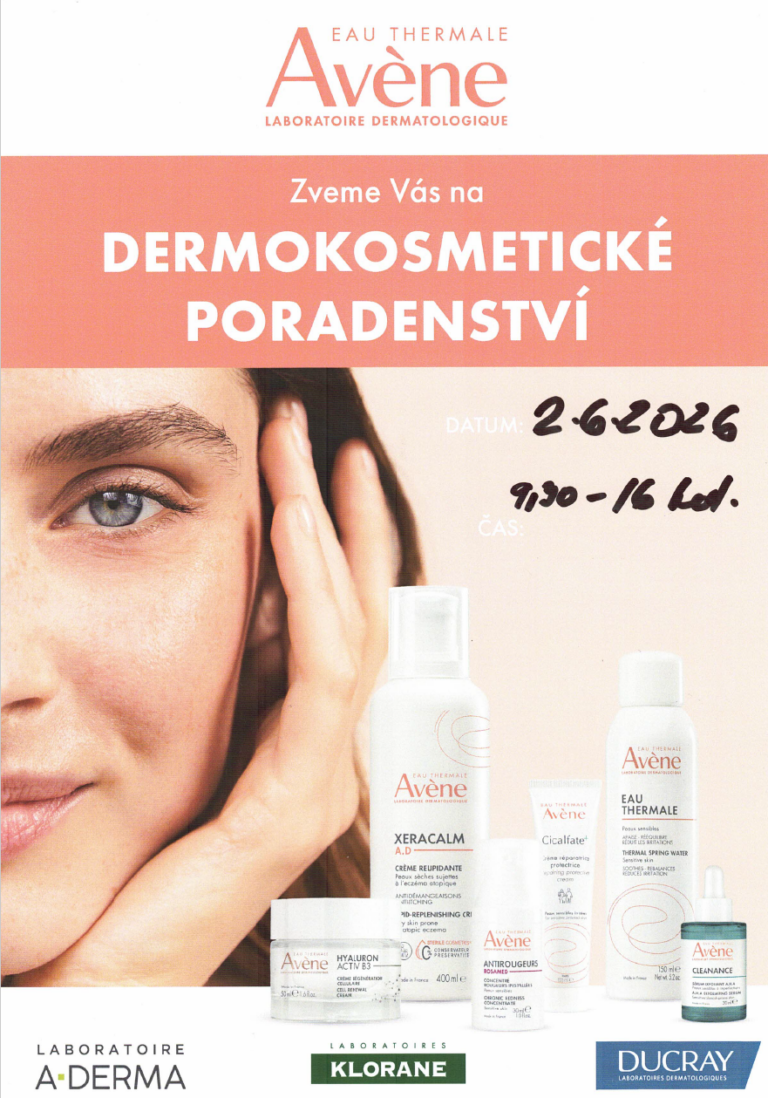 Dermokosmetické poradenství v&nbsp;Nemocniční lékárně FNUSA