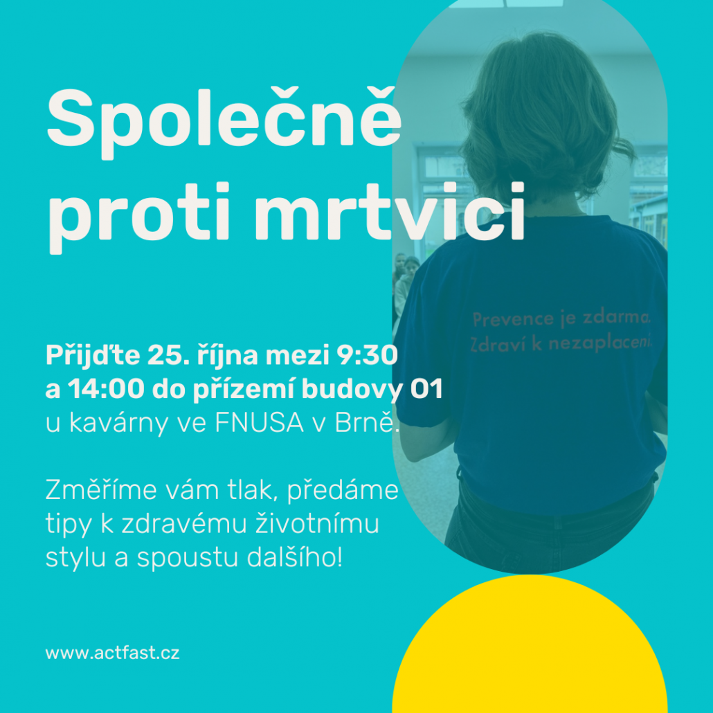 Společně proti mrtvici. Až 80 % případů se dá předejít 