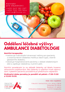 Ambulance diabetologie - nutriční 