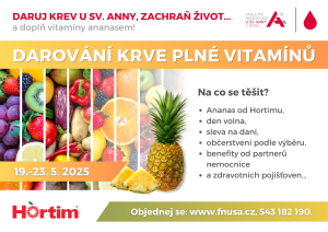 Darování krve plné vitamínů